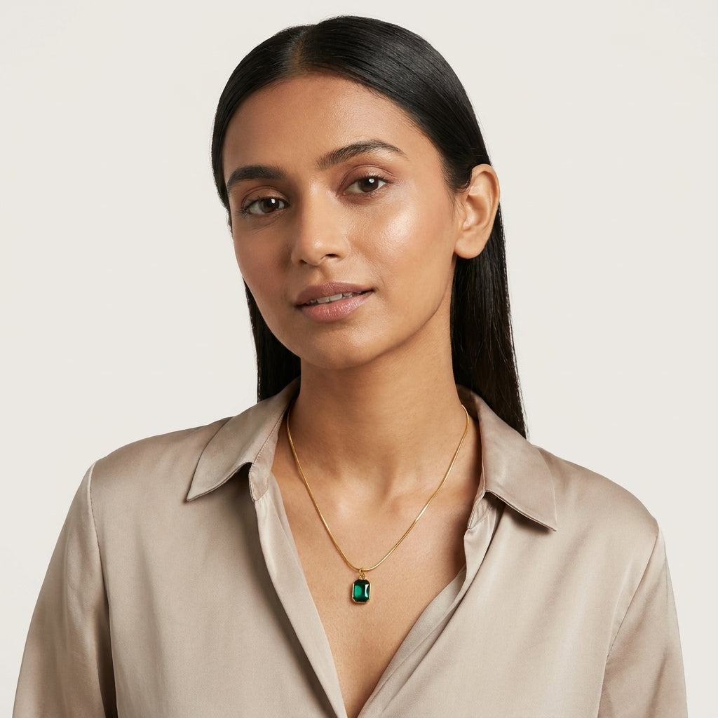 Green Stone Necklace