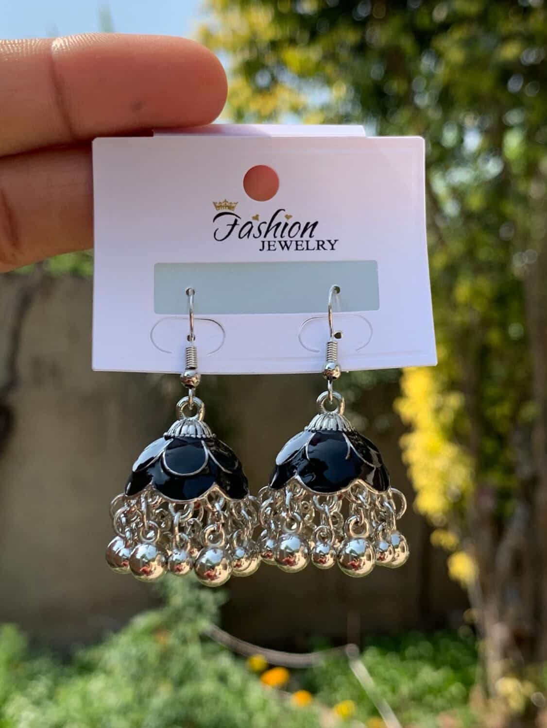 Grand Crystal Stud & Pearl Drop Jhumkas