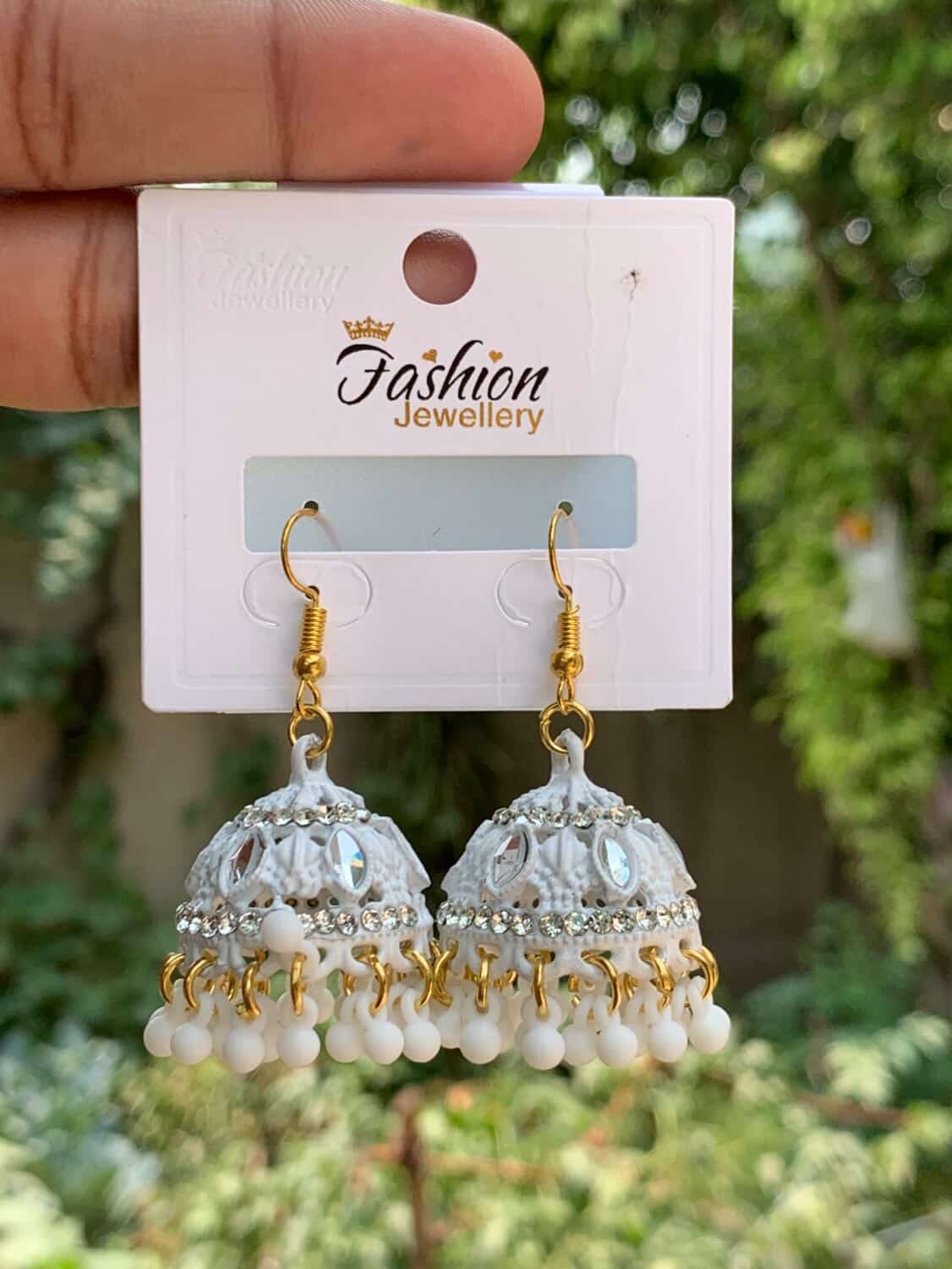 Pure Elegance Enamel Jhumka