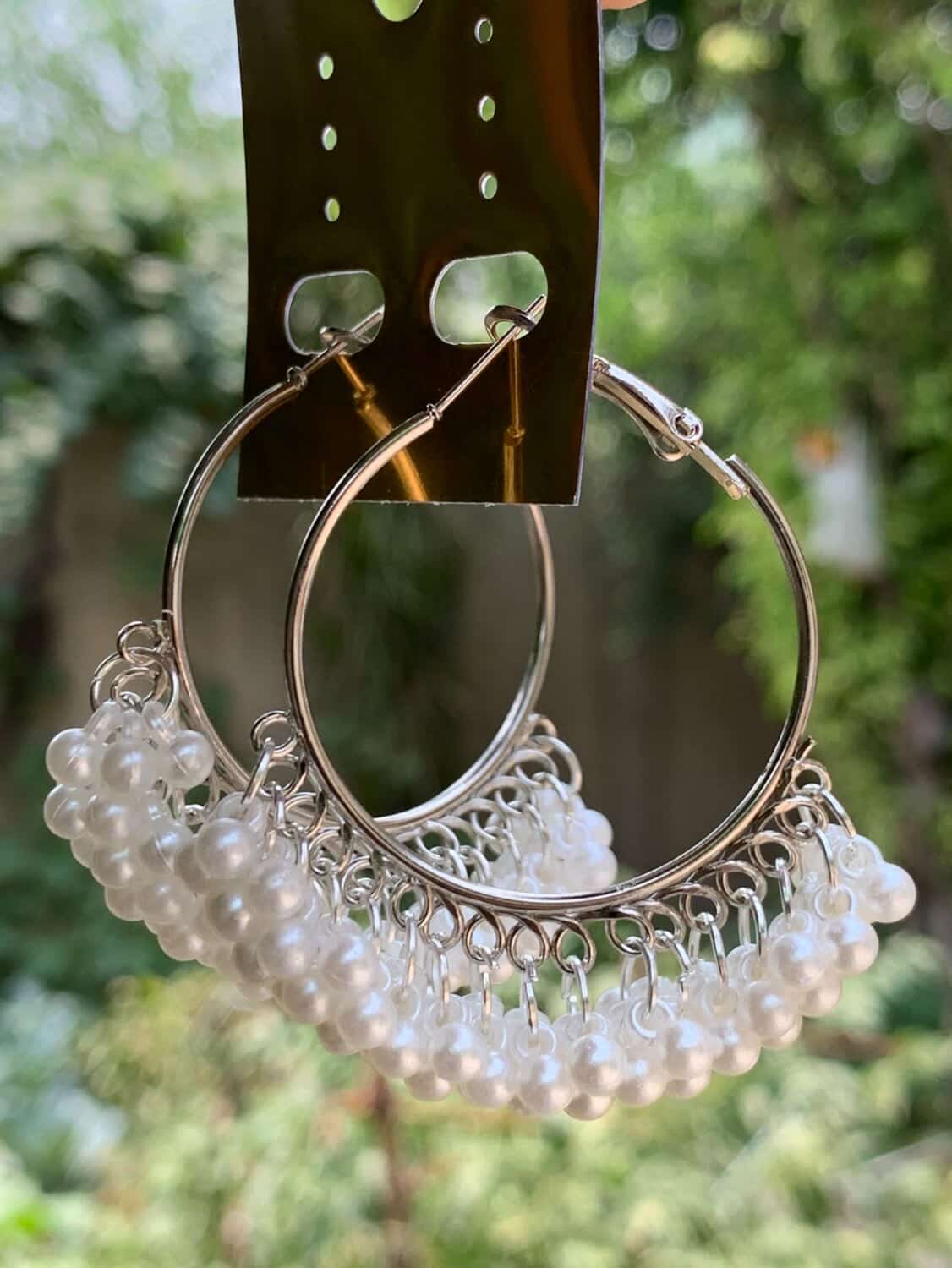 Pearl Hoop Jhumka