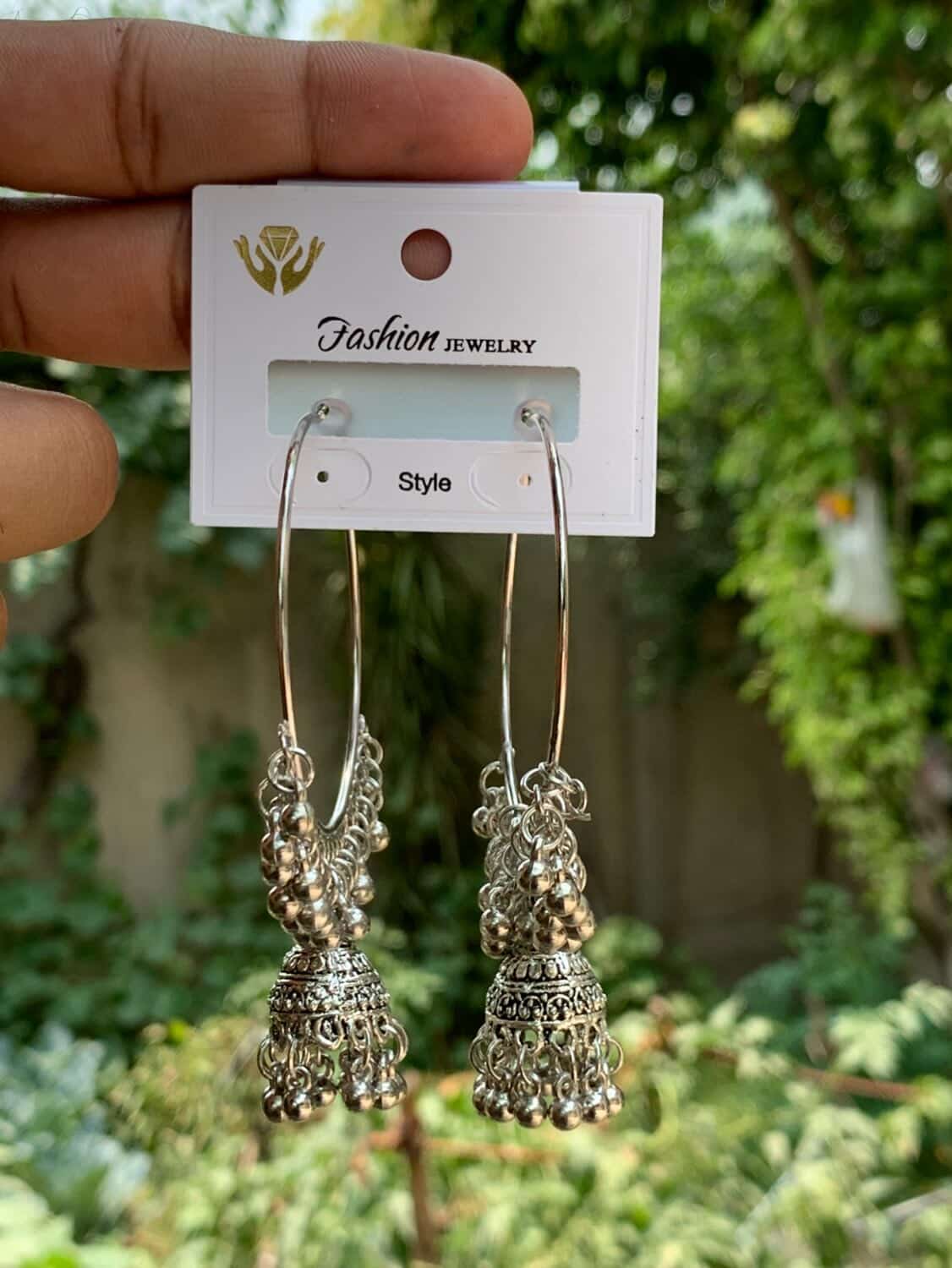 A Majestic Crescent Bali Jhumka