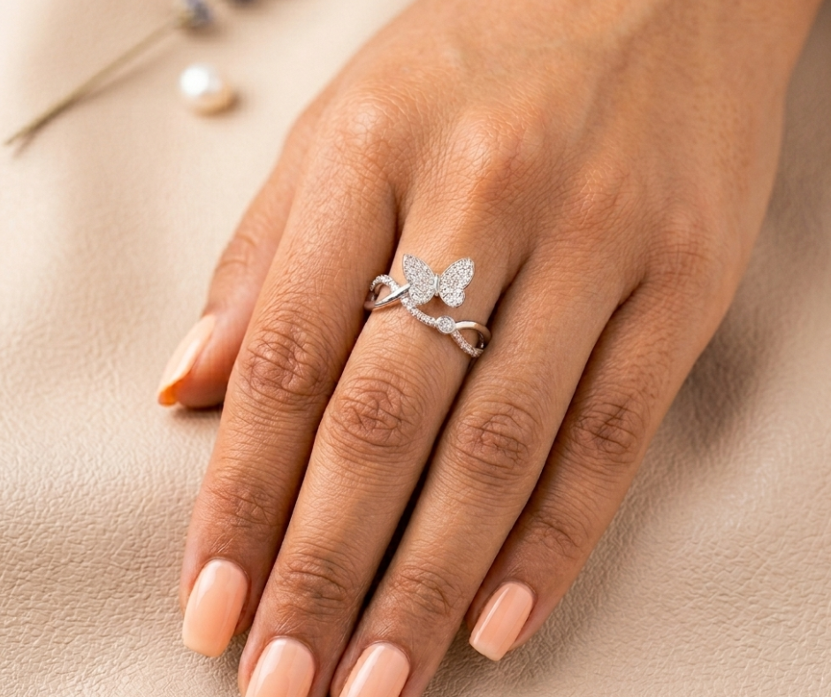 Eternal Heart Halo Ring