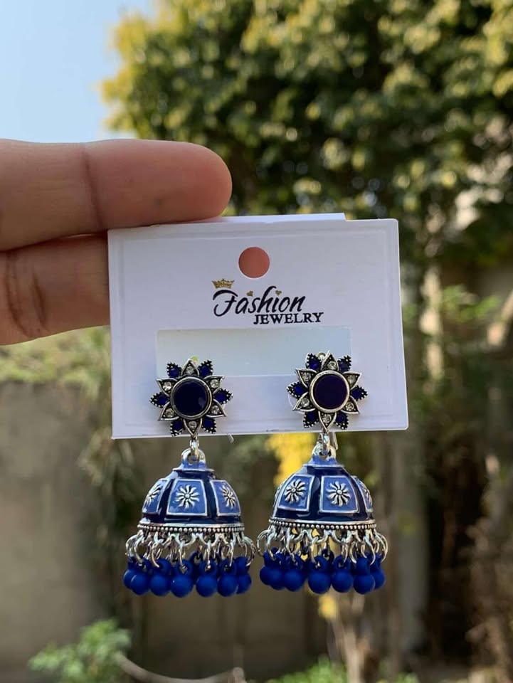 Silver Filigree Heritage Jhumkas