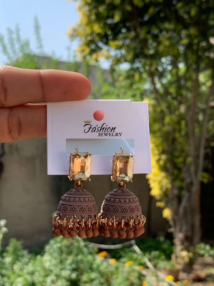 Lustrous Pearl Jhumkas