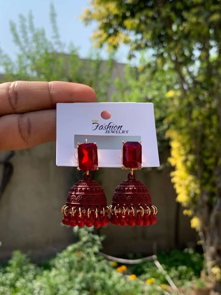 Lustrous Pearl Jhumkas