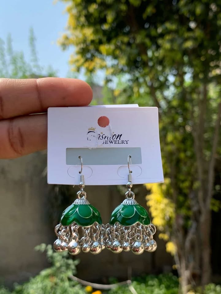Grand Crystal Stud & Pearl Drop Jhumkas