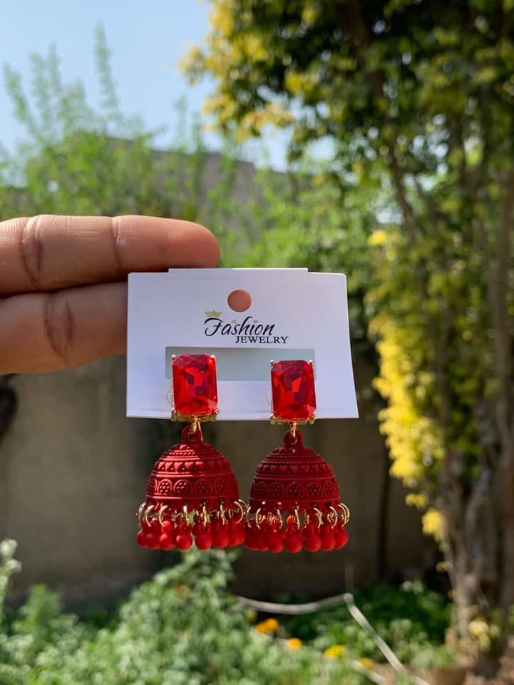 Lustrous Pearl Jhumkas