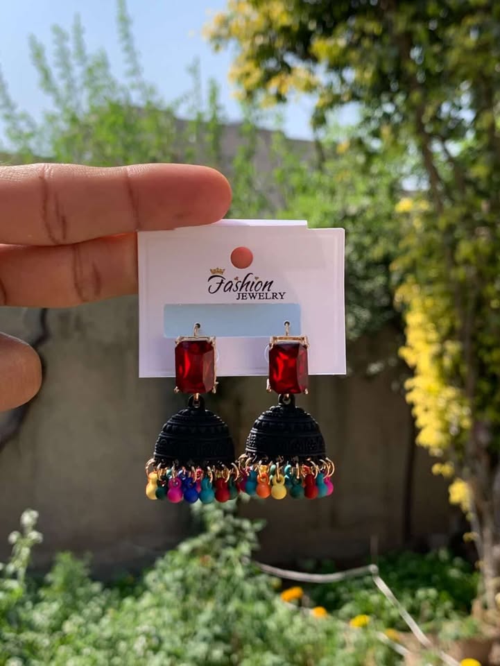 Lustrous Pearl Jhumkas