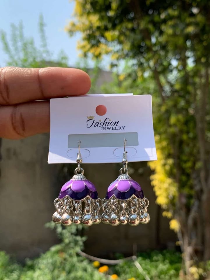 Grand Crystal Stud & Pearl Drop Jhumkas