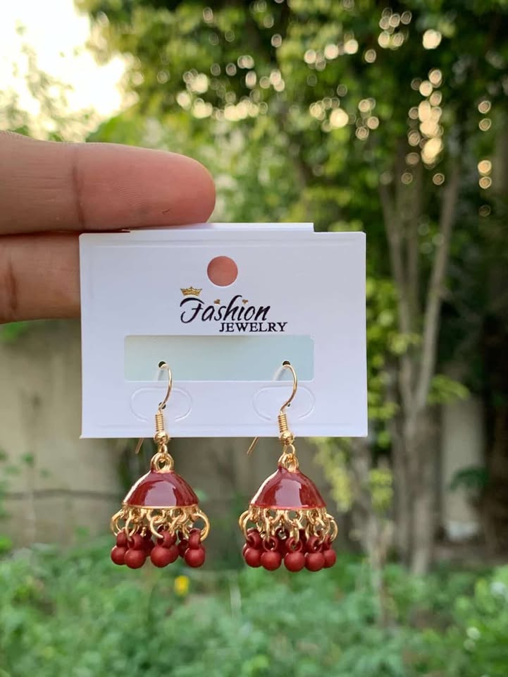 Avory Grace Meenakari Jhumka