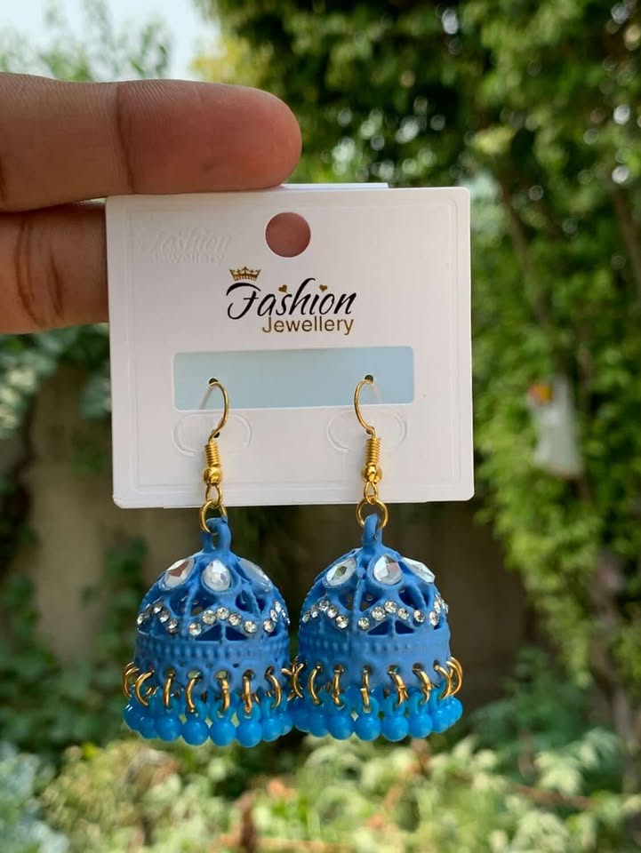 Pure Elegance Enamel Jhumka