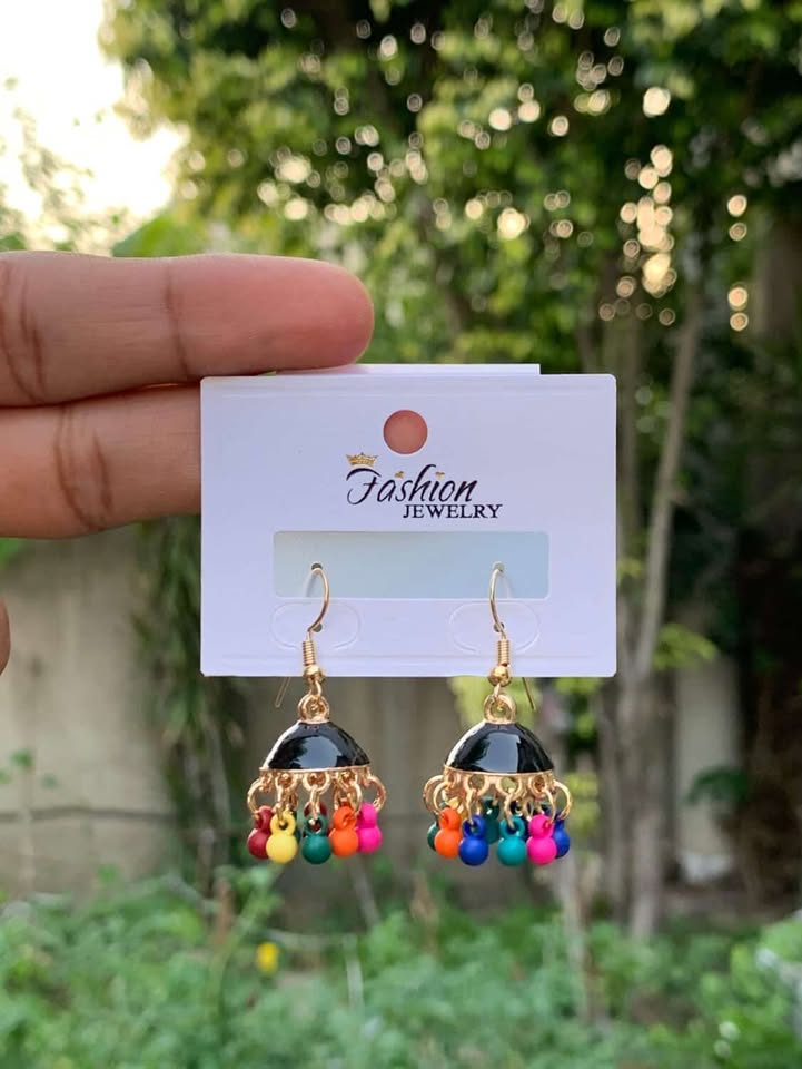 Avory Grace Meenakari Jhumka