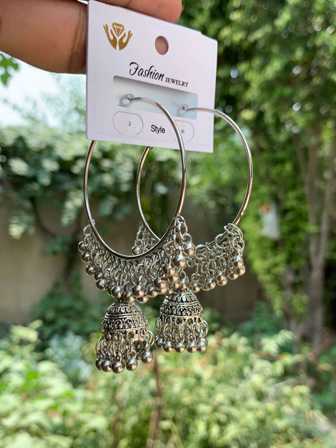 A Majestic Crescent Bali Jhumka