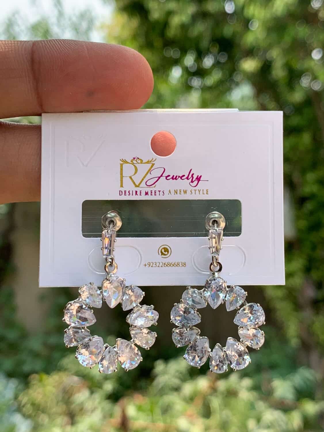 Starlight Halo Chandelier Earring