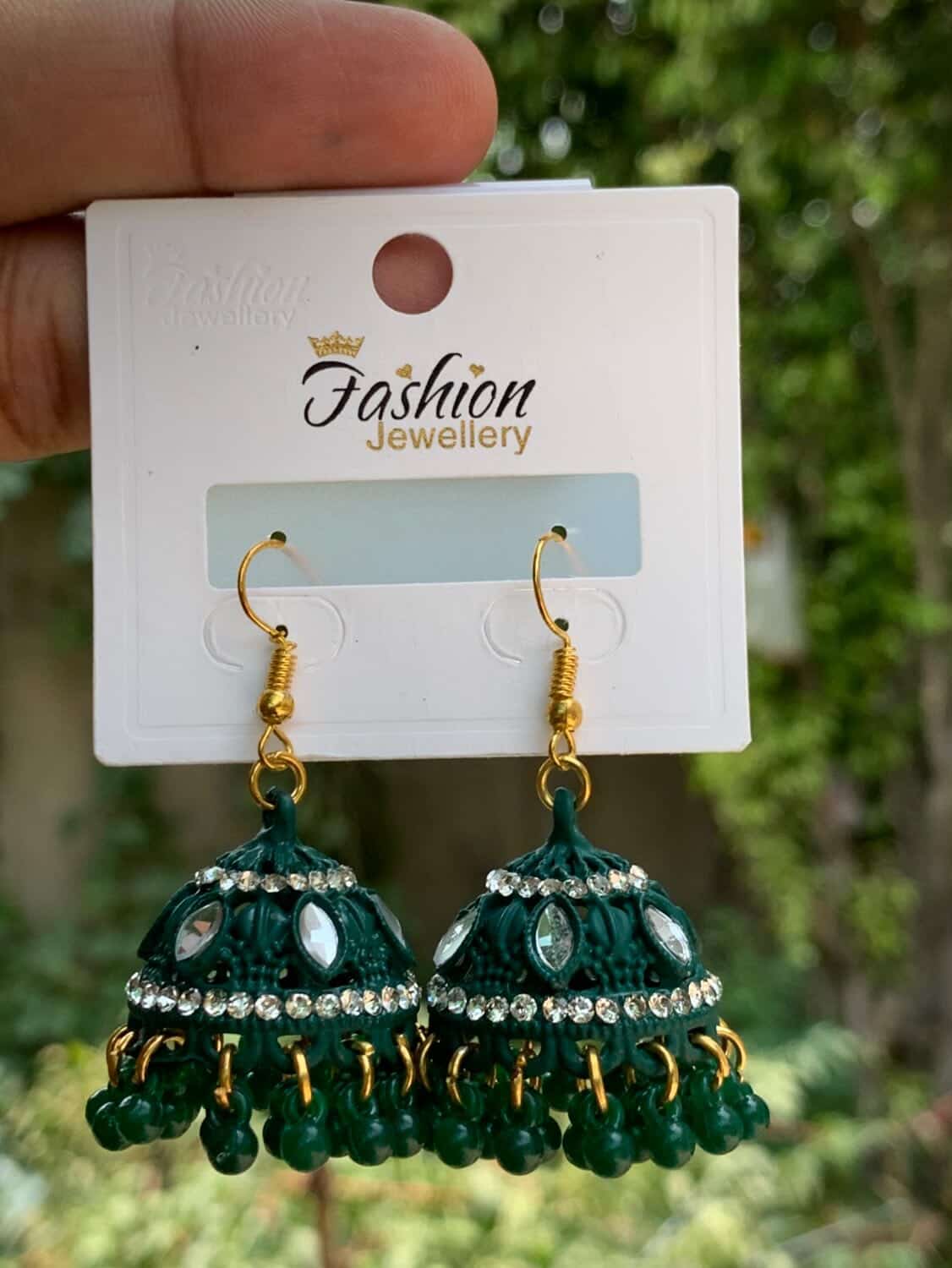 Pure Elegance Enamel Jhumka