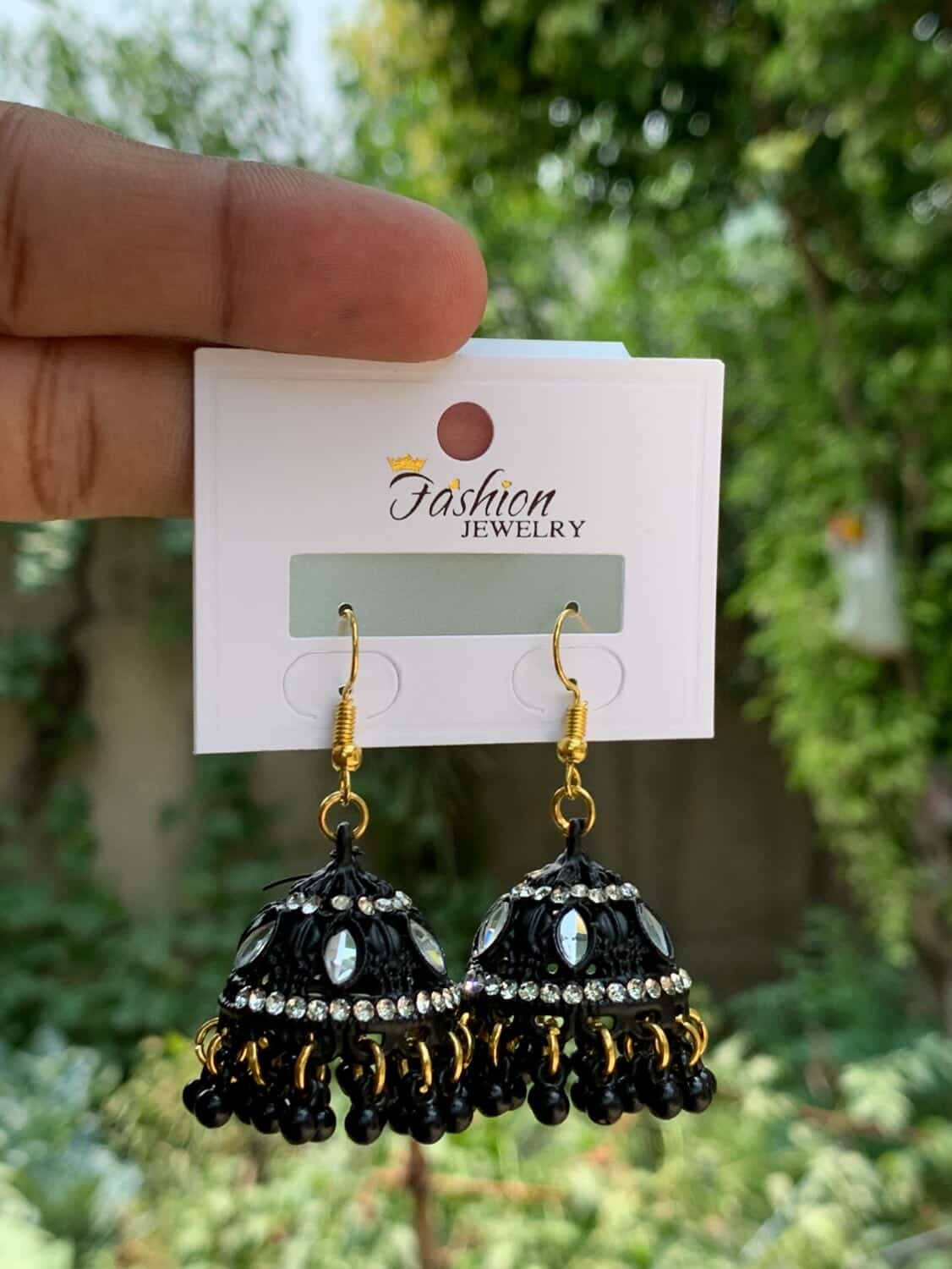Pure Elegance Enamel Jhumka