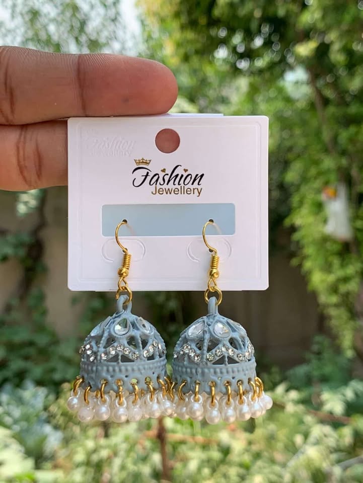Pure Elegance Enamel Jhumka
