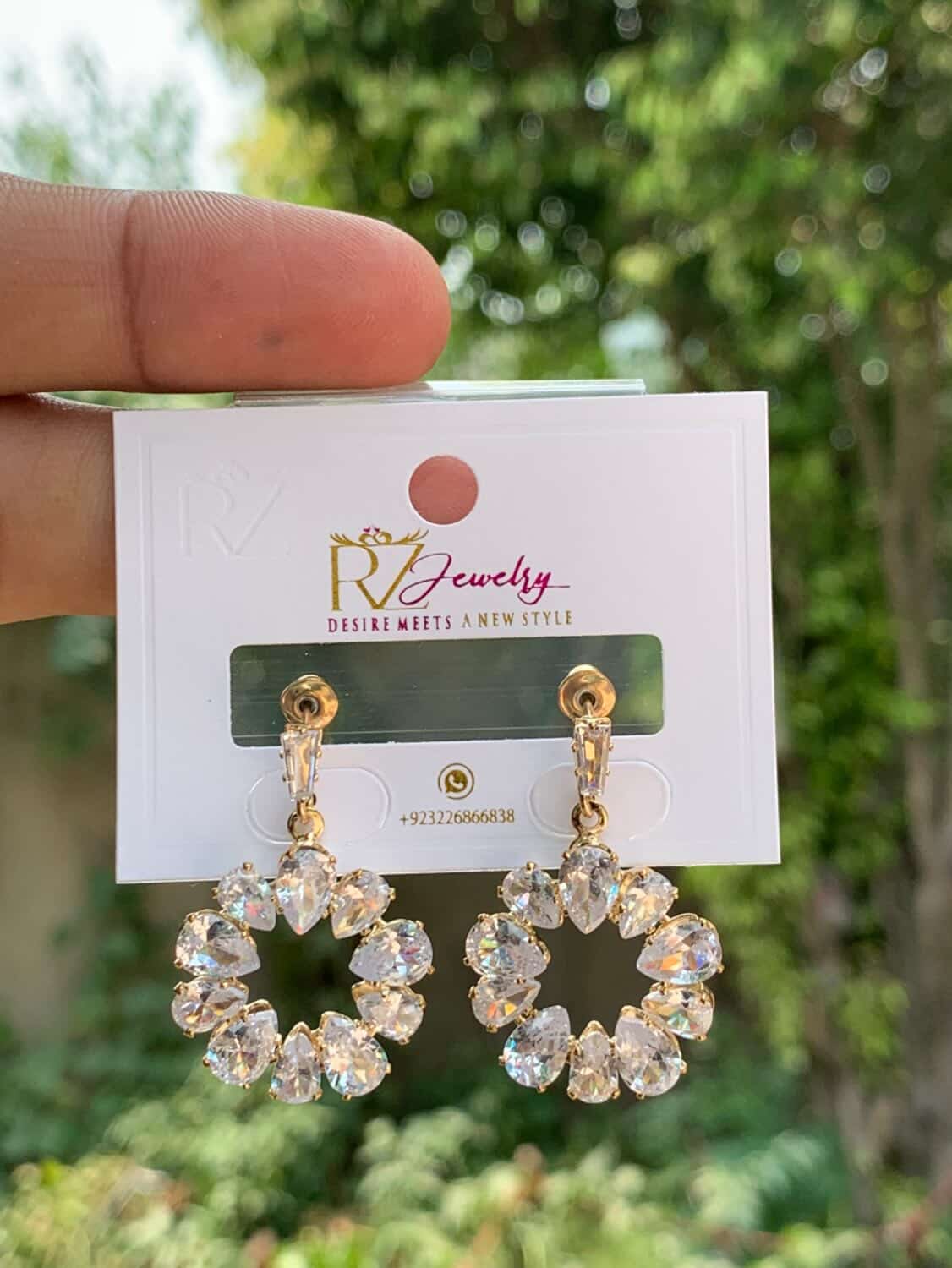 Starlight Halo Chandelier Earring