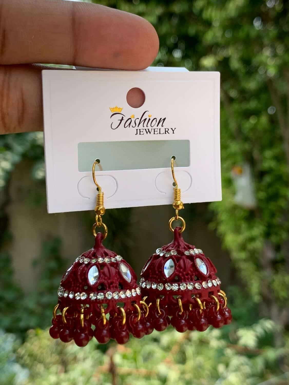 Pure Elegance Enamel Jhumka