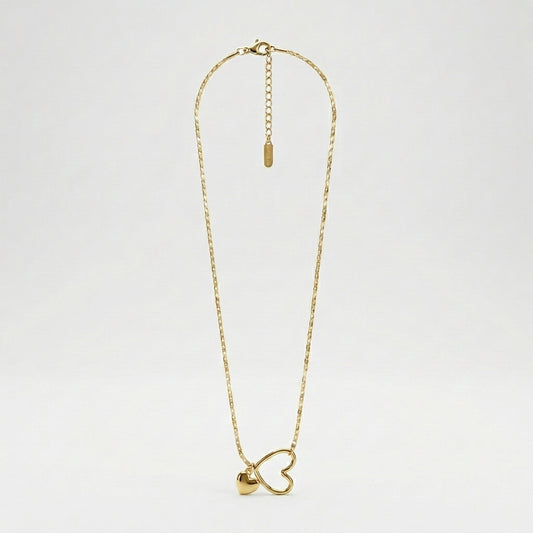 Double Heart Necklace