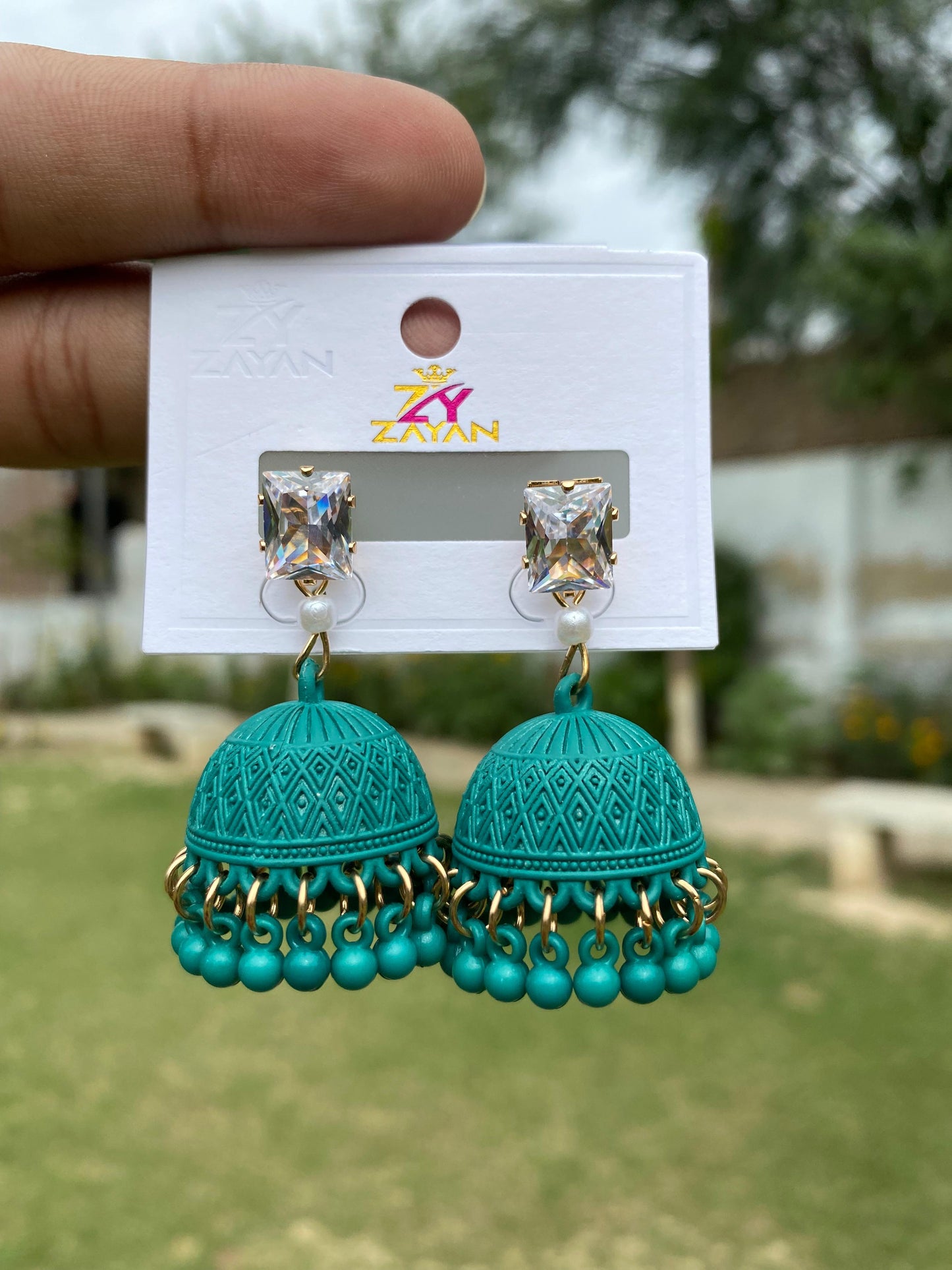 A Vibrant Hoop Jhumka