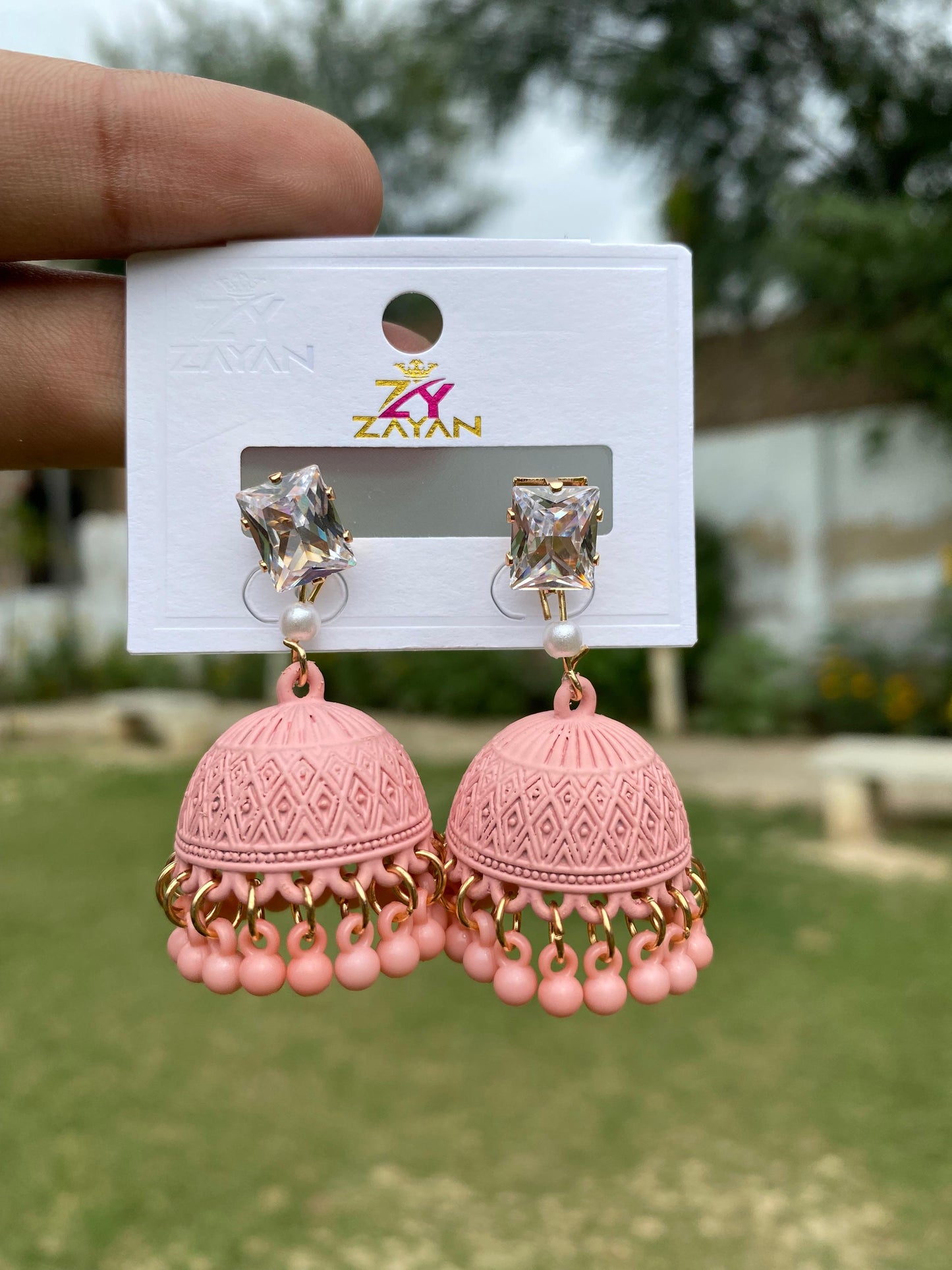 A Vibrant Hoop Jhumka
