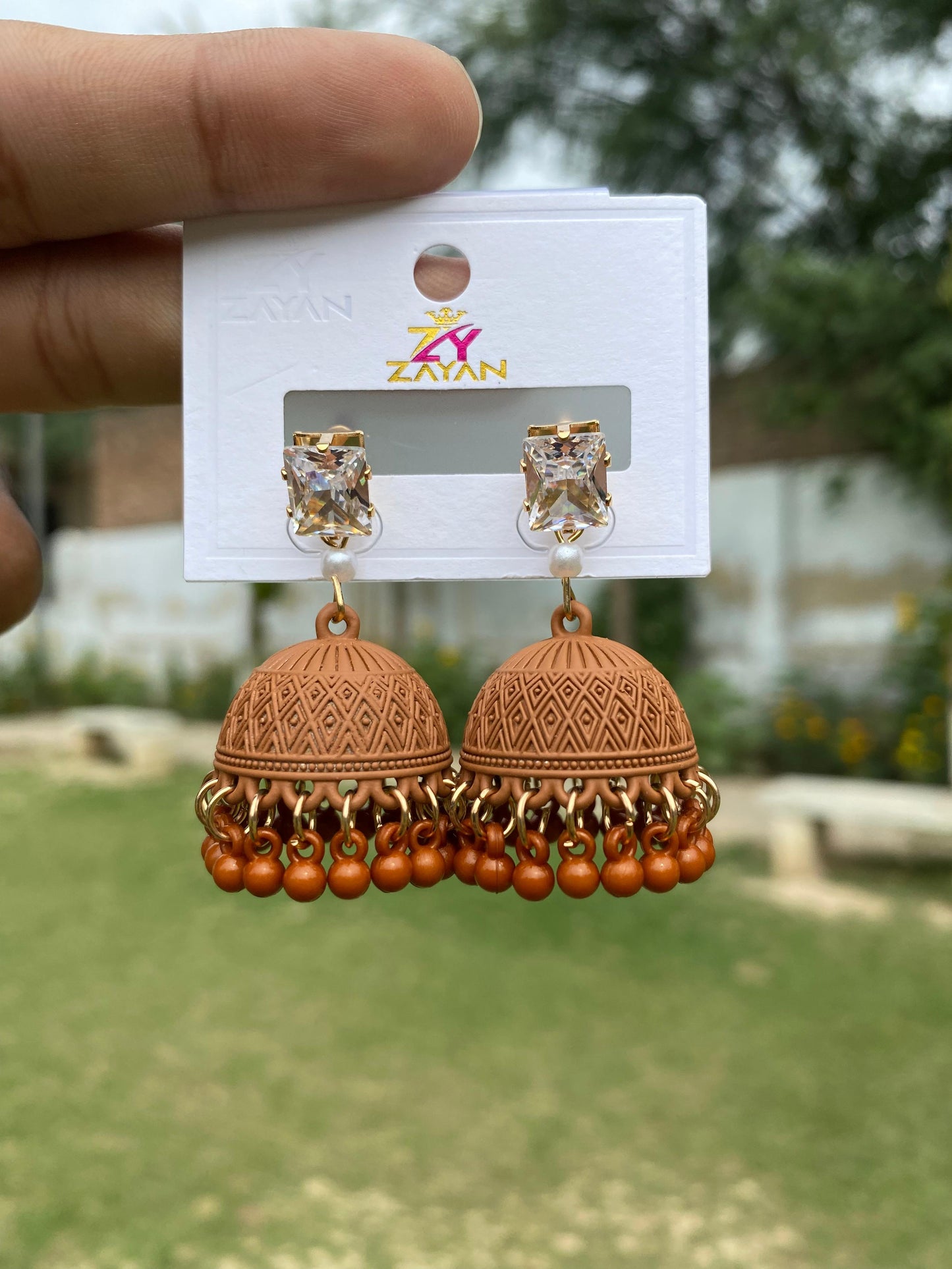 A Vibrant Hoop Jhumka
