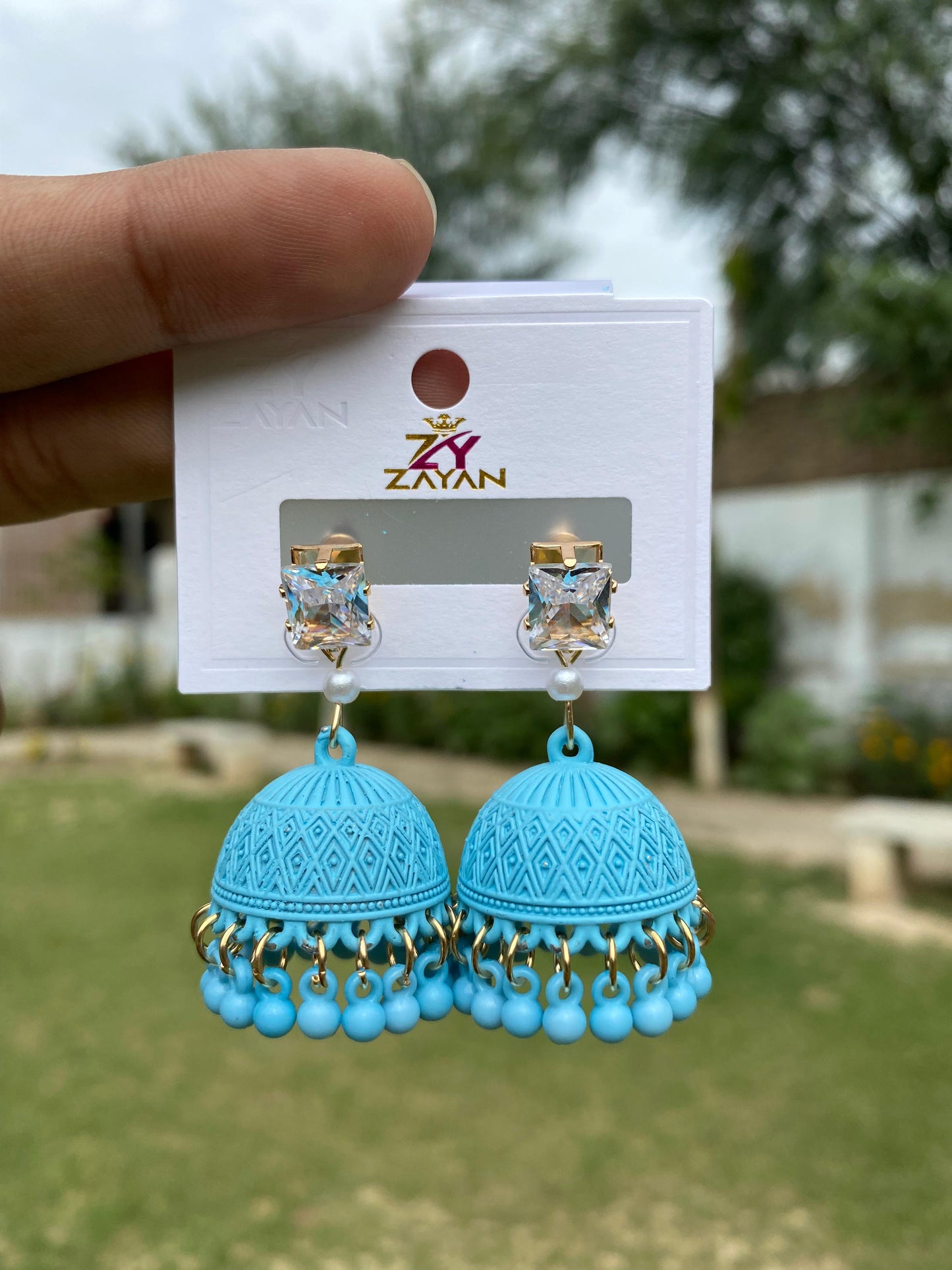 A Vibrant Hoop Jhumka