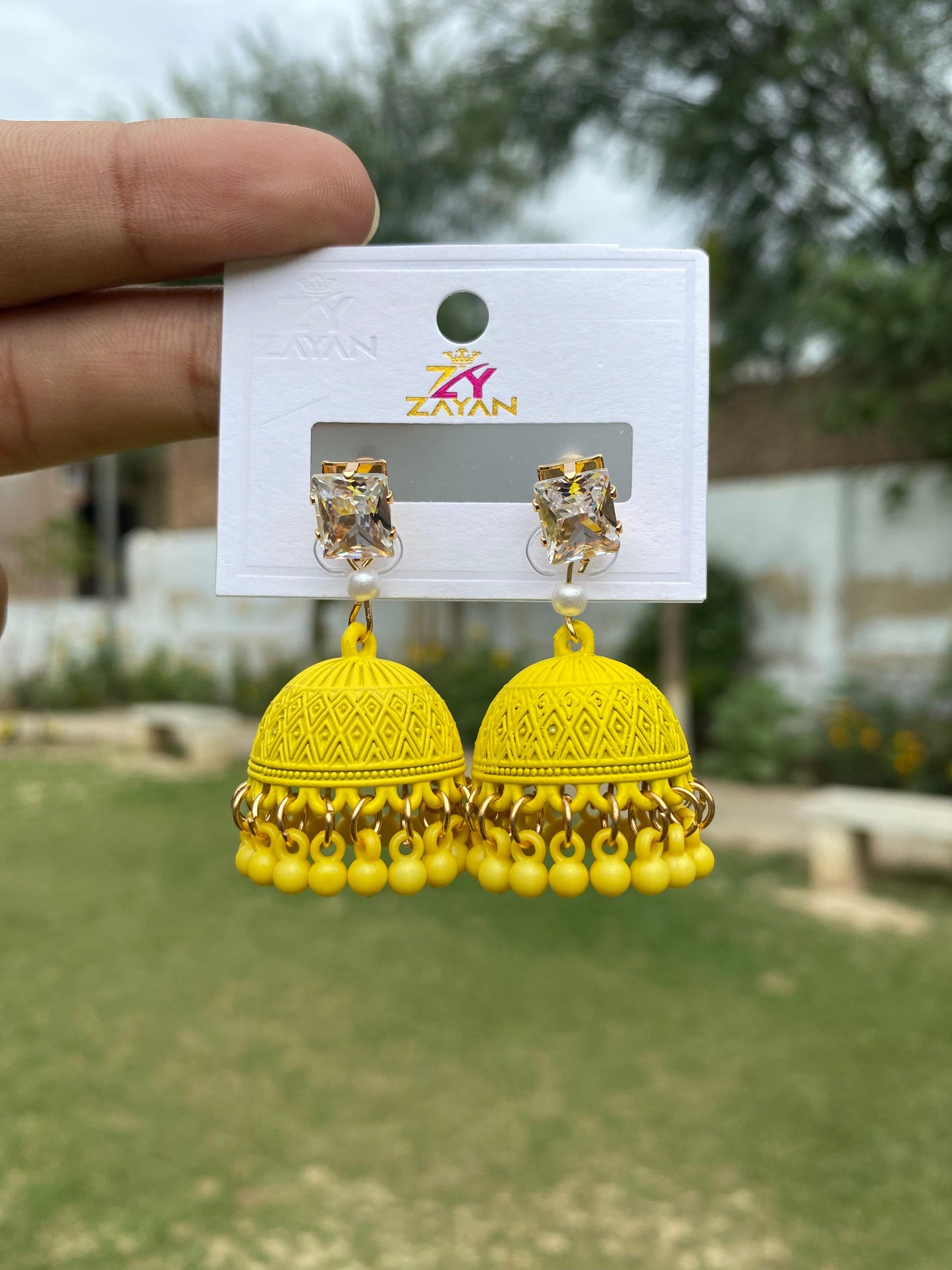 A Vibrant Hoop Jhumka