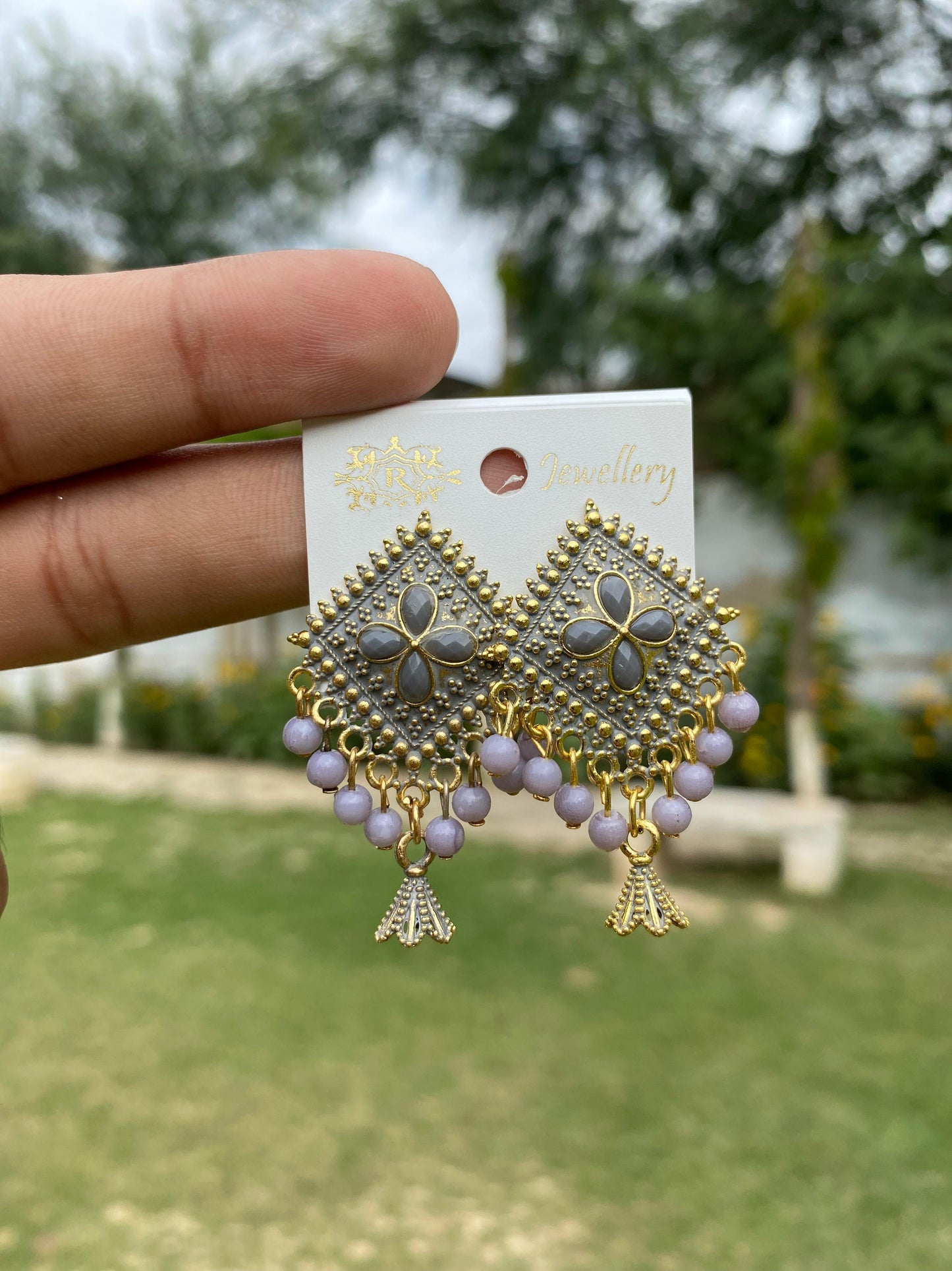 The Antique Onyx Diamond Drop